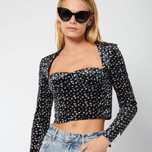 ROKH bustier corset top NWT 36